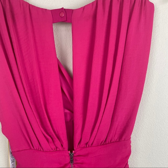 ALICE + OLIVIA Strawberry Ruche Nanette Dress NWT - Picture 9 of 14